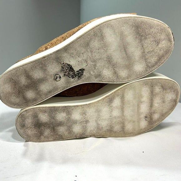Dkny Carli Cork Open Toe Platform Sandals 9.5 - Picture 7 of 8